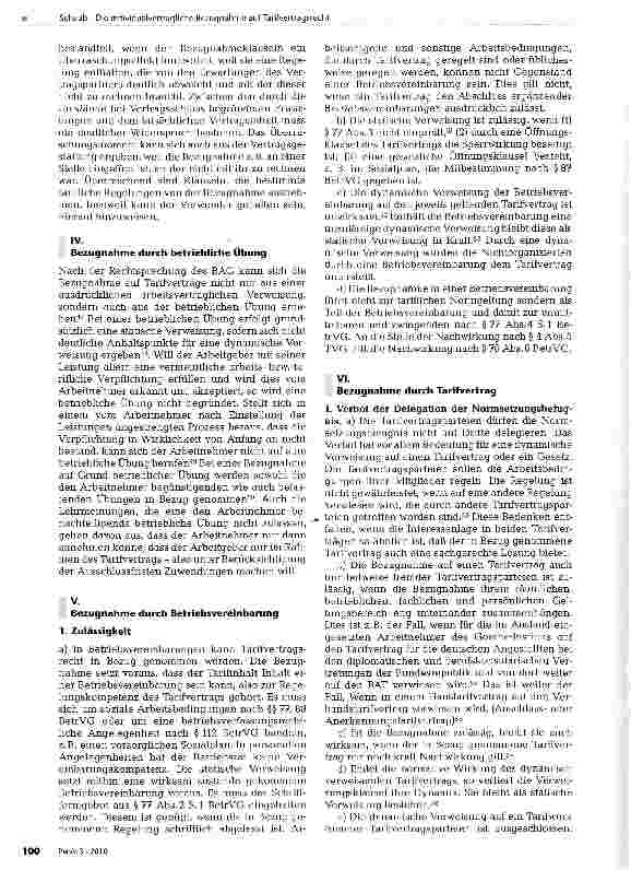 Vorschauseite 6: Die individualvertragliche Bezugnahme auf Tarifvertragsrecht