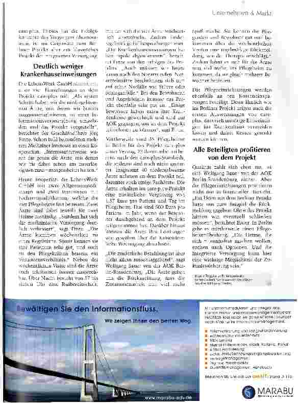 Vorschauseite 3: Mehr Ärzte im Pflegeheim