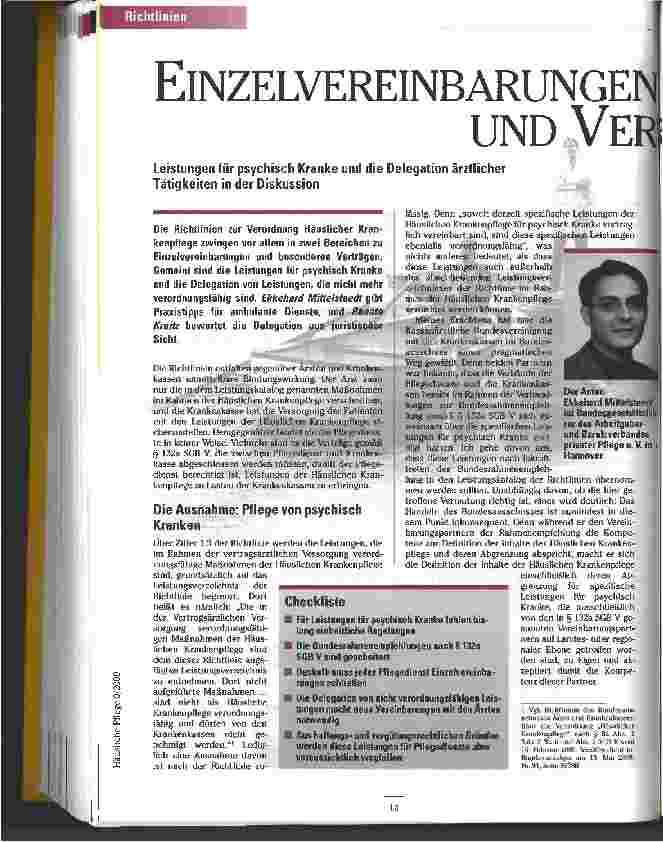 Vorschauseite 1: Einzelvereinbarungen und Verträge
