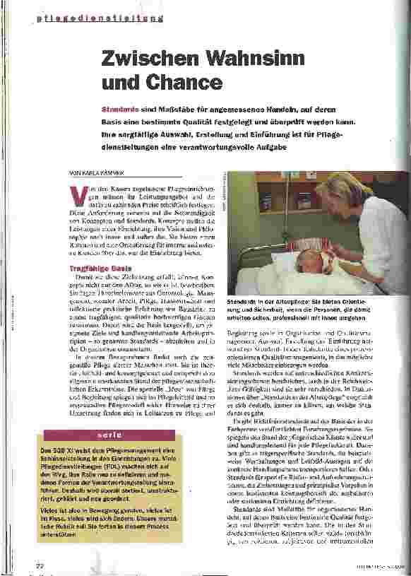 Vorschauseite 1: Zwischen Wahnsinn und Chance
