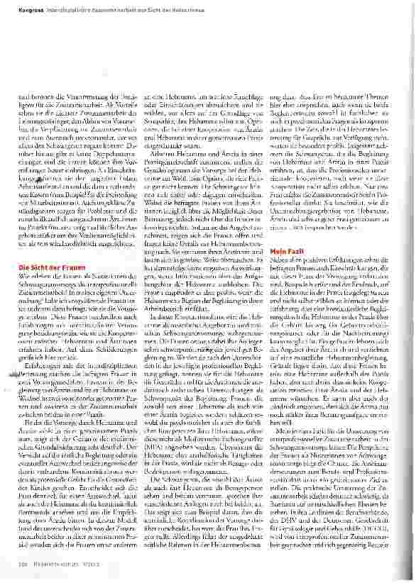 Vorschauseite 3: Gemeinsame Vorsorge - Wie ist der Stand der Dinge?