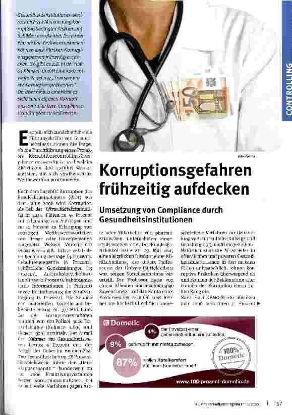 Vorschauseite 1: Korruptionsgefahren frühzeitig aufdecken