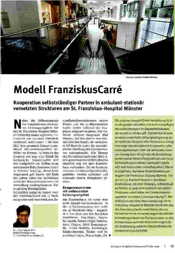 Vorschauseite 1: Modell FranziskusCarre