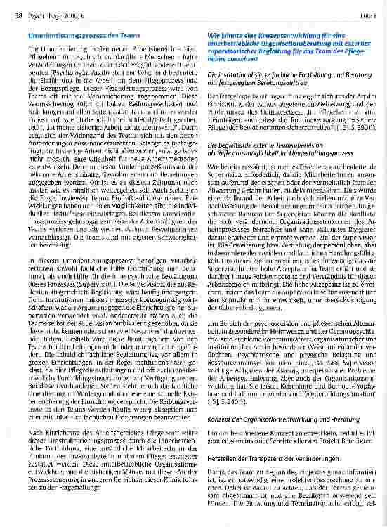 Vorschauseite 3: Veränderung mit Köpfchen: Konzept für einen Umstrukturierungsprozess