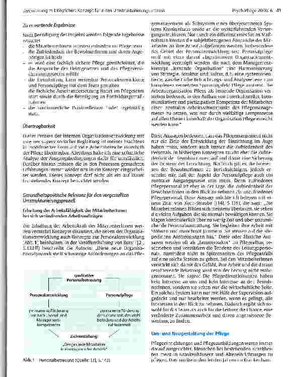 Vorschauseite 6: Veränderung mit Köpfchen: Konzept für einen Umstrukturierungsprozess