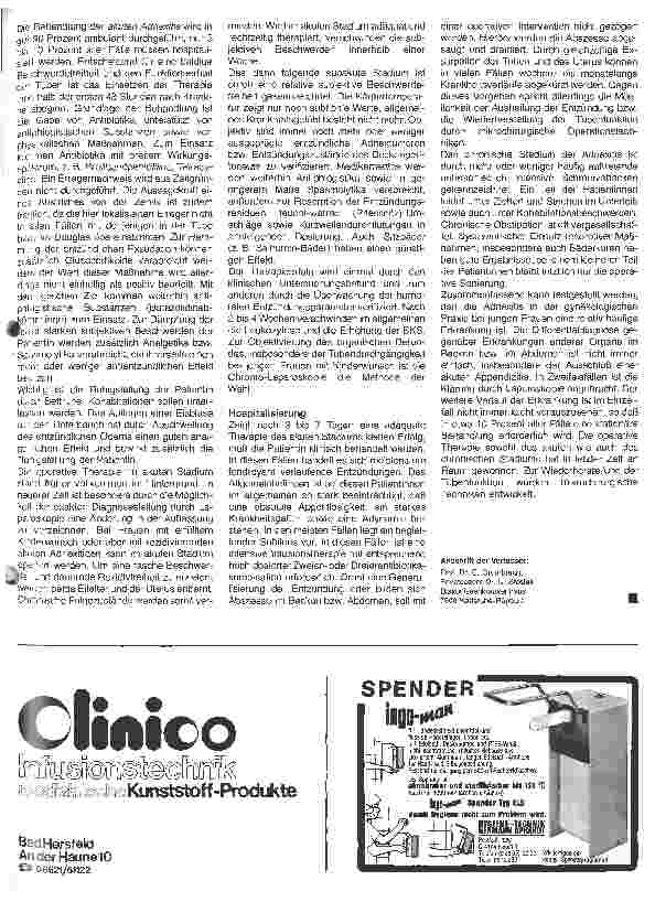 Vorschauseite 3: Unspezifische Entzündungen in der Gynäkologie