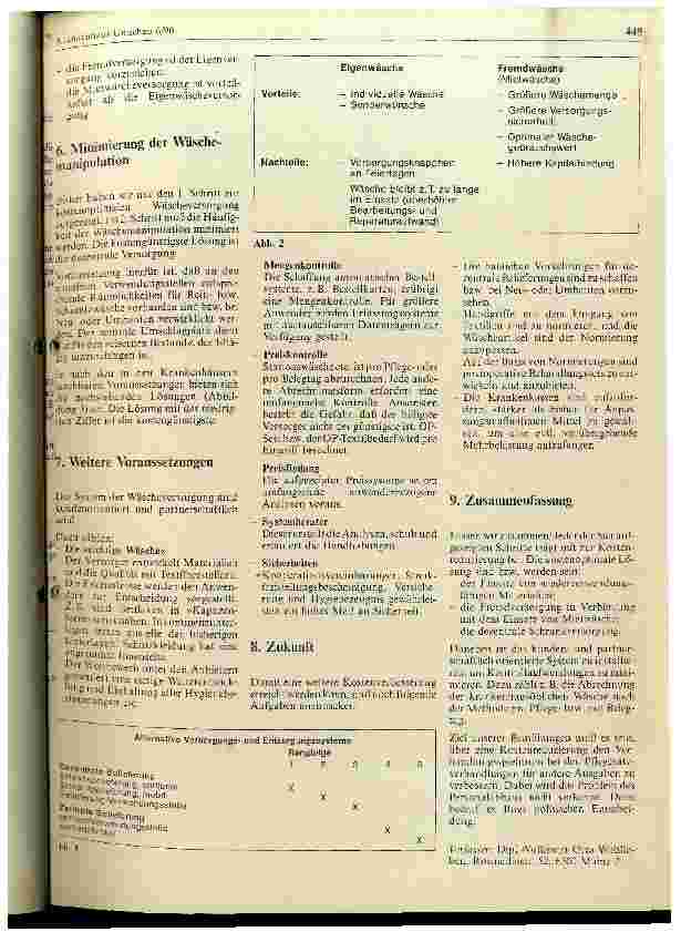 Vorschauseite 2: Mietwäsche im Krankenhaus: Eine vergleichende Kostenanalyse, Trends, Entwicklungen der Textilversorgung