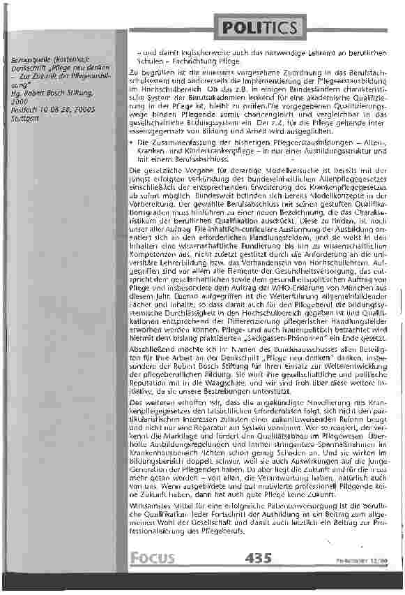 Vorschauseite 3: Statement zur Präsentation der Denkschrift der Robert Bosch Stiftung