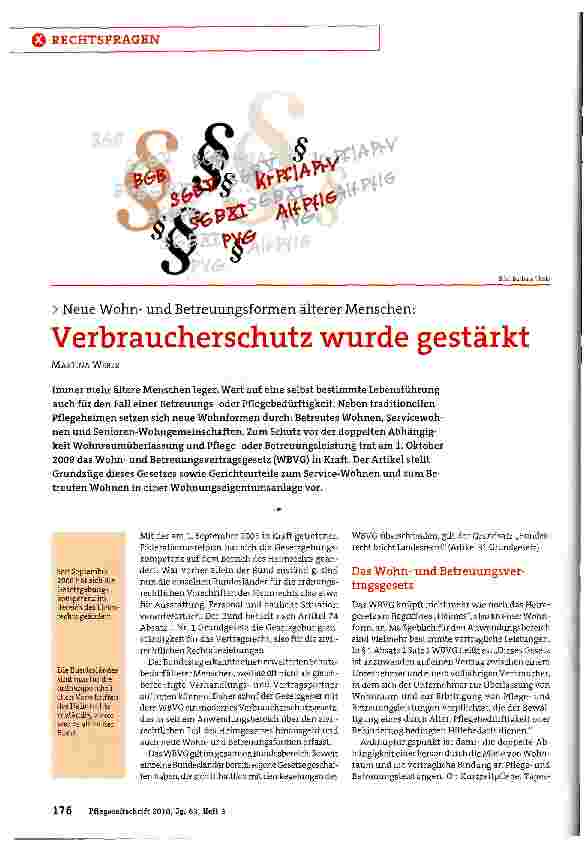 Vorschauseite 1: Verbraucherschutz wurde gestärkt