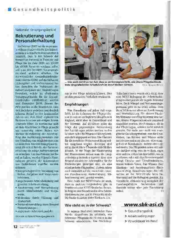 Vorschauseite 3: Warum Pflegende vorzeitig aus dem Beruf aussteigen wollen