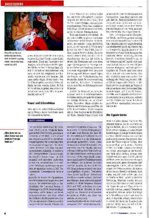 Vorschauseite 3: Diagnose: Brustkrebs im Wochenbett