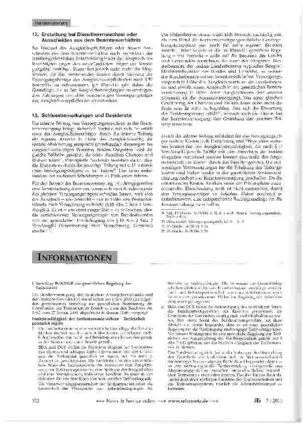 Vorschauseite 4: Das Bundesversorgungsteilungsgesetz