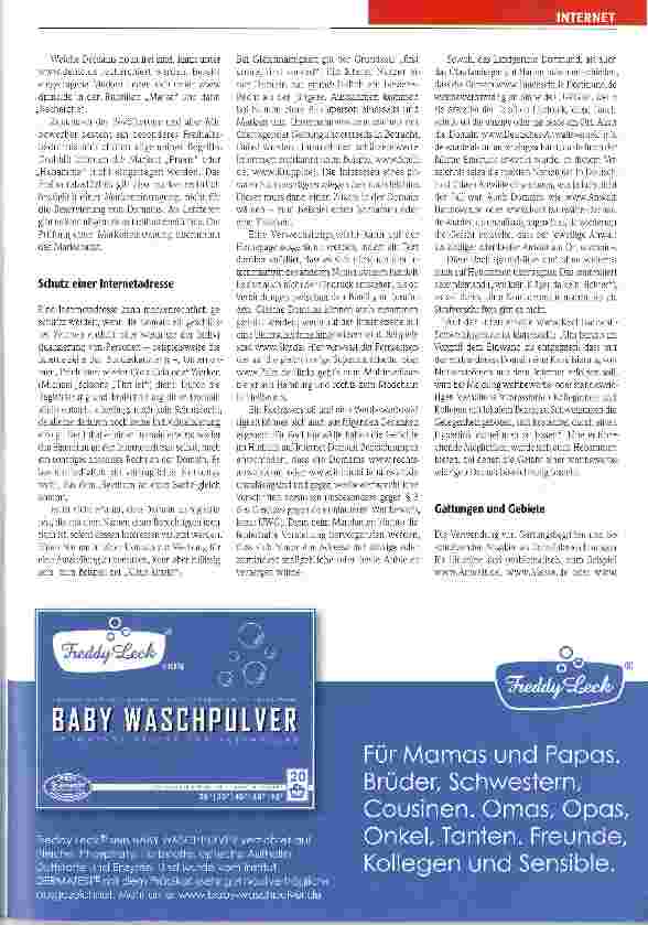 Vorschauseite 2: Internetrecht für Hebammen I Teil 1 Wer zuerst kommt, mahlt zuerst. ..