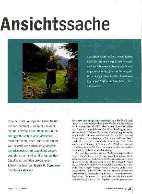 Vorschauseite 2: Das Alter ist Ansichtssache
