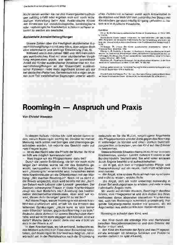 Vorschauseite 5: Ausländerkinder in der Klinik