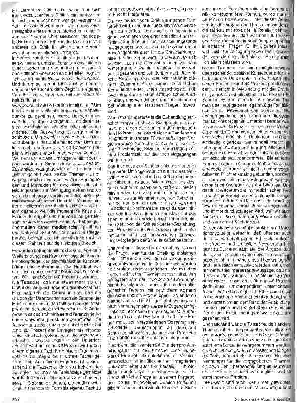 Vorschauseite 2: Kann man medizinische Ethik lehren und lernen