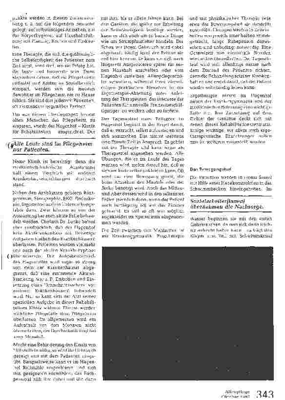 Vorschauseite 2: Hagenhof : Klinik für Rehabilitation