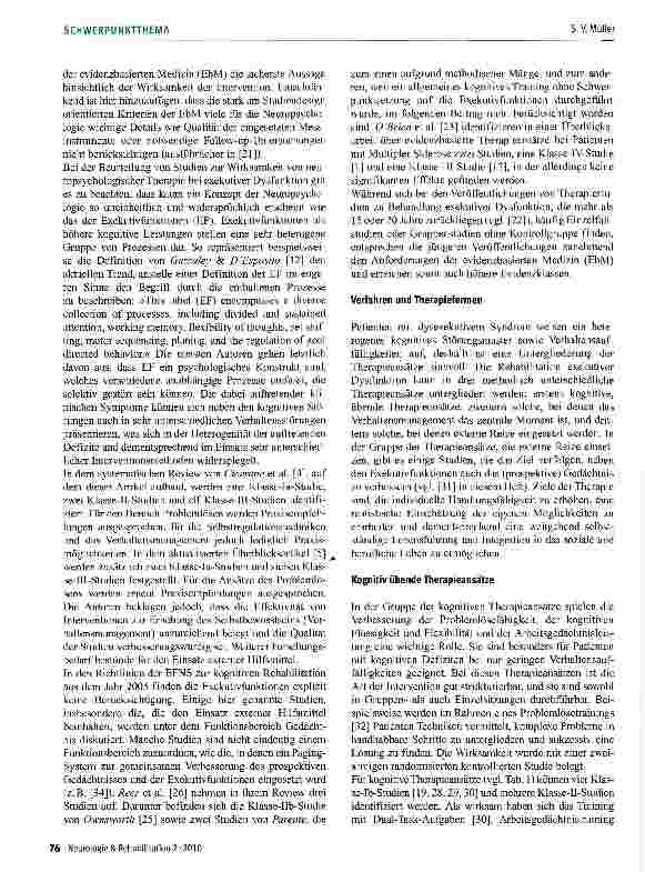 Vorschauseite 2: Evidenzbasierte Verfahren in der Rehabilitation exekutiver Störungen