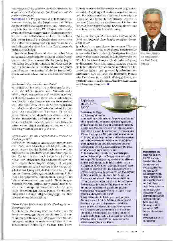 Vorschauseite 2: Wir orientieren uns stark an der Biografie