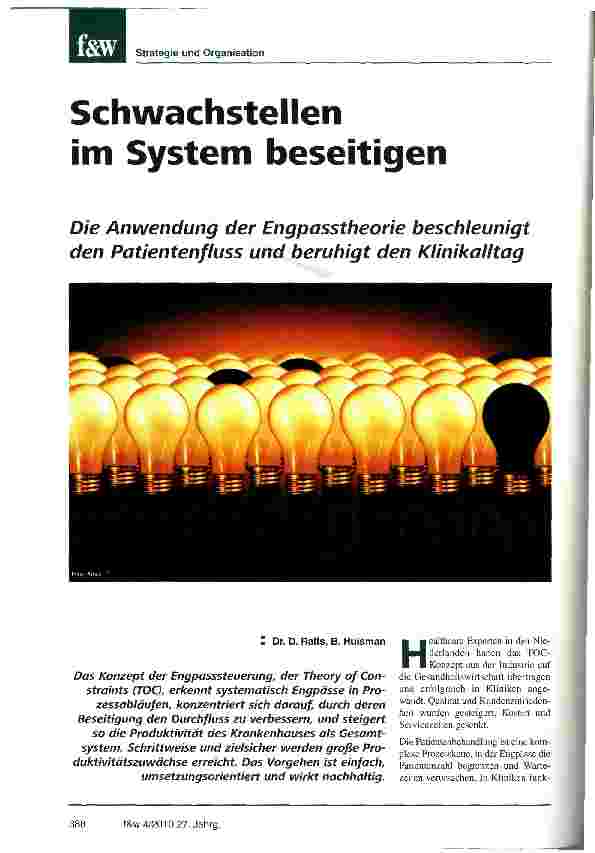 Vorschauseite 1: Schwachstellen im System beseitigen