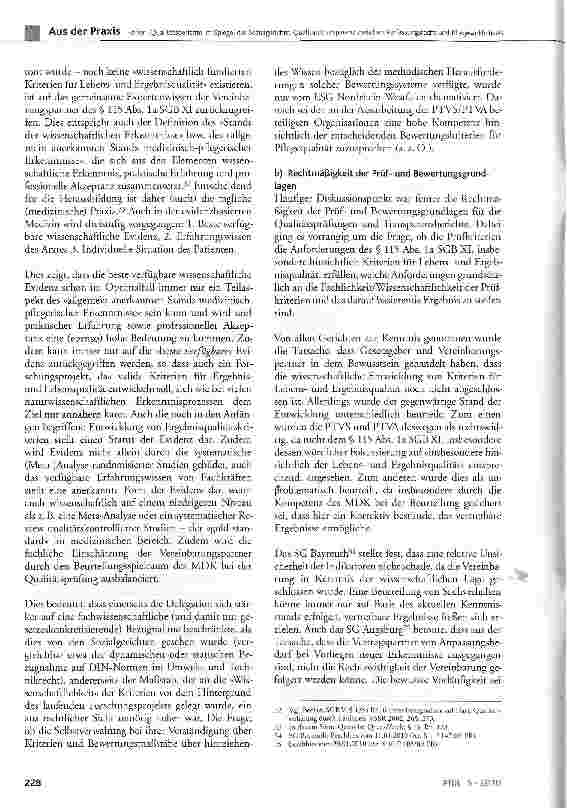 Vorschauseite 6: Qualitätsberichte im Spiegel der Sozialgerichte: Qualitätstransparenz zwischen Verfassungsrecht und Pflegewirklichkeit