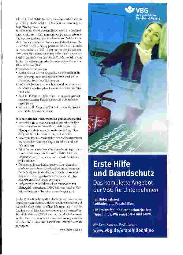 Vorschauseite 2: Fünfzig Meter ohne Sicht
