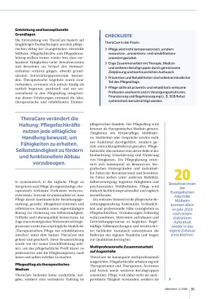 Vorschauseite 2: Pflege als Therapie