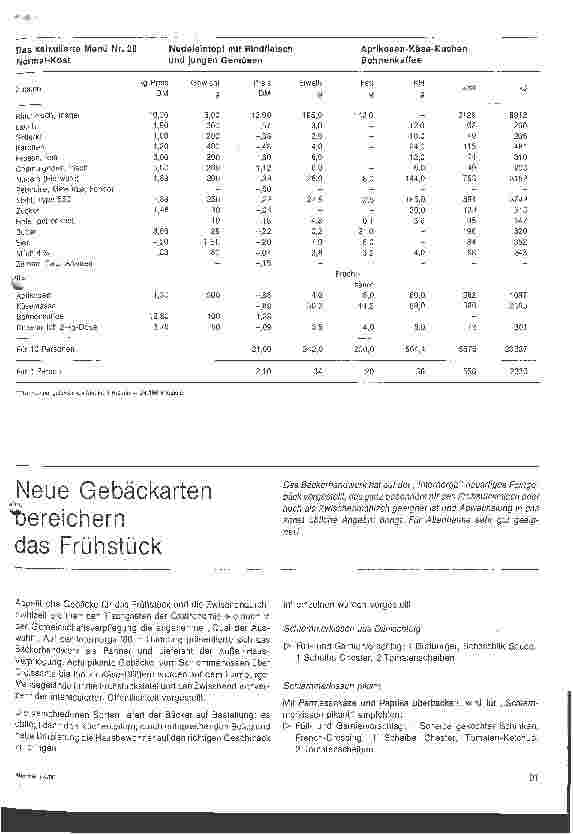 Vorschauseite 2: Speisenkalkulation in der Altenheimküche