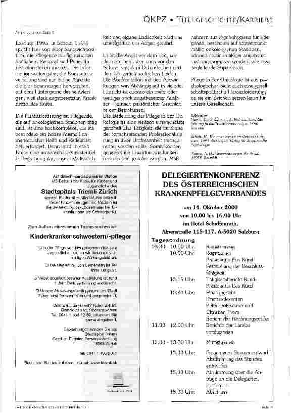 Vorschauseite 4: Diagnose Krebs