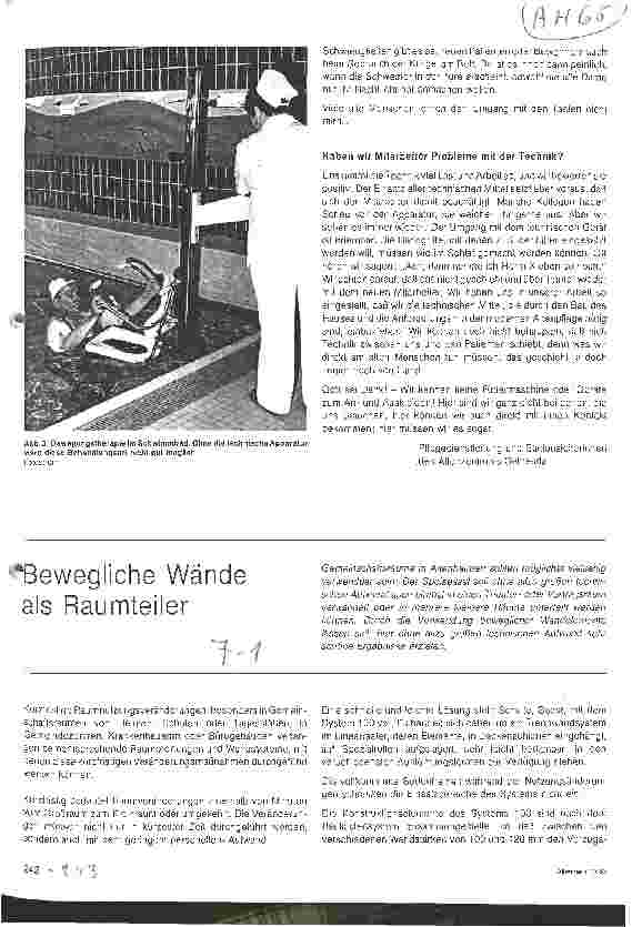 Vorschauseite 1: Bewegliche Wände als Raumteiler
