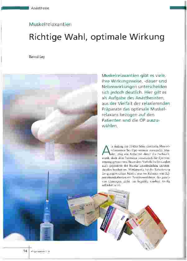 Vorschauseite 1: Richtige Wahl, optimale Wirkung