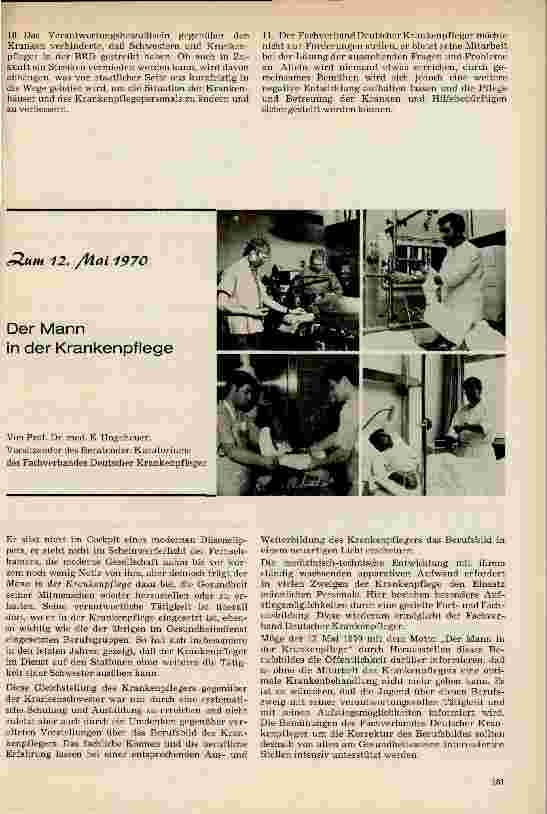 Vorschauseite 1: Der Mann in der Krankenpflege