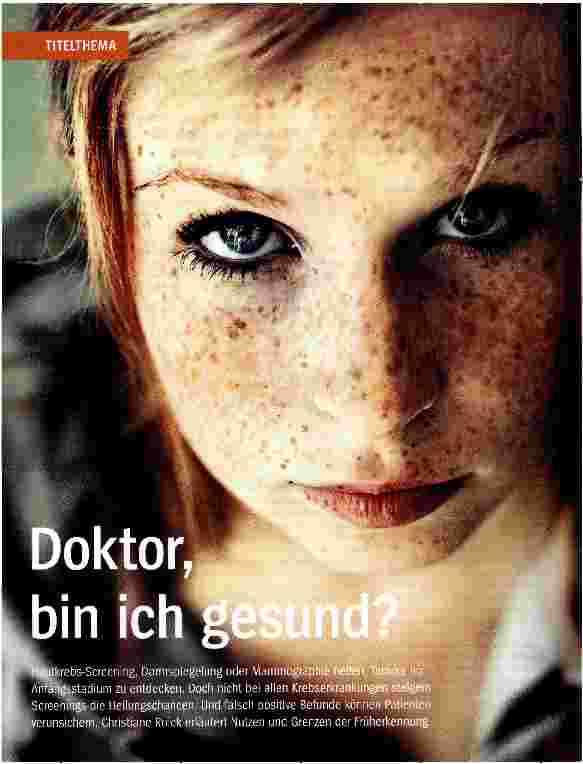Vorschauseite 1: Doktor, bin ich gesund?