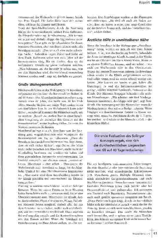 Vorschauseite 3: Dauerbeatmet aber autonom