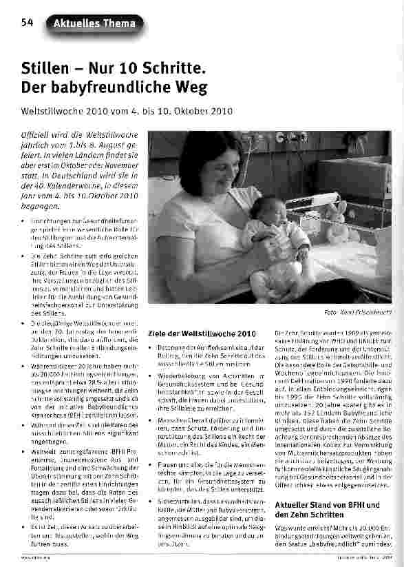 Vorschauseite 1: Stillen - Nur 10 Schritte. Der babyfreundliche Weg