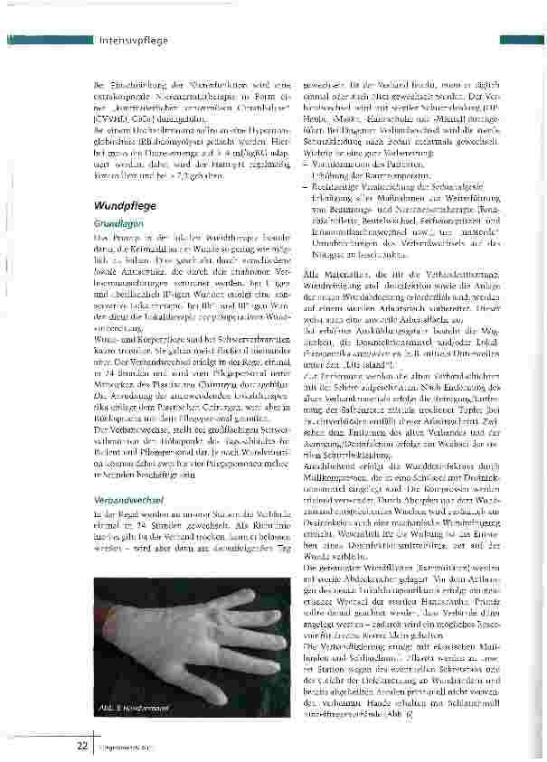 Vorschauseite 4: Schwerbrandverletzte brauchen „intensive Pflege