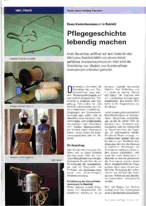Vorschauseite 1: Pflegegeschichte lebendig machen