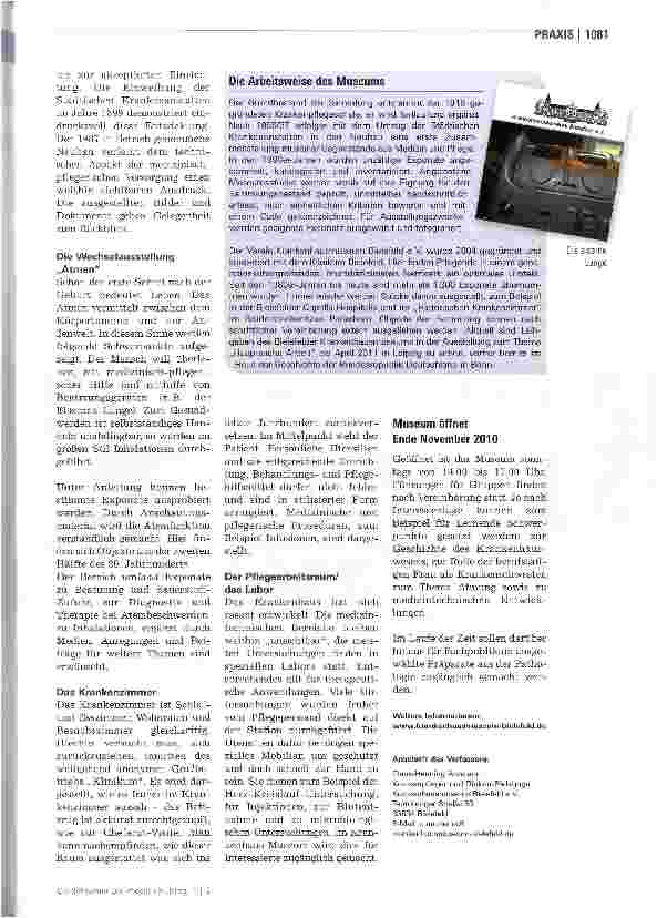 Vorschauseite 2: Pflegegeschichte lebendig machen