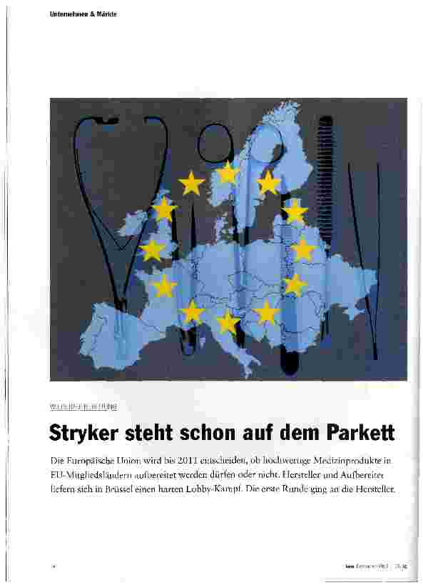 Vorschauseite 1: Stryker steht schon auf dem Parkett