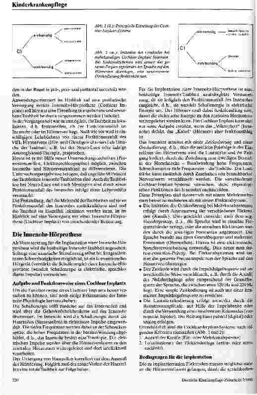 Vorschauseite 2: Die Taubheit Möglichkeiten der prothetischen Versorgung auch im Kindesalter
