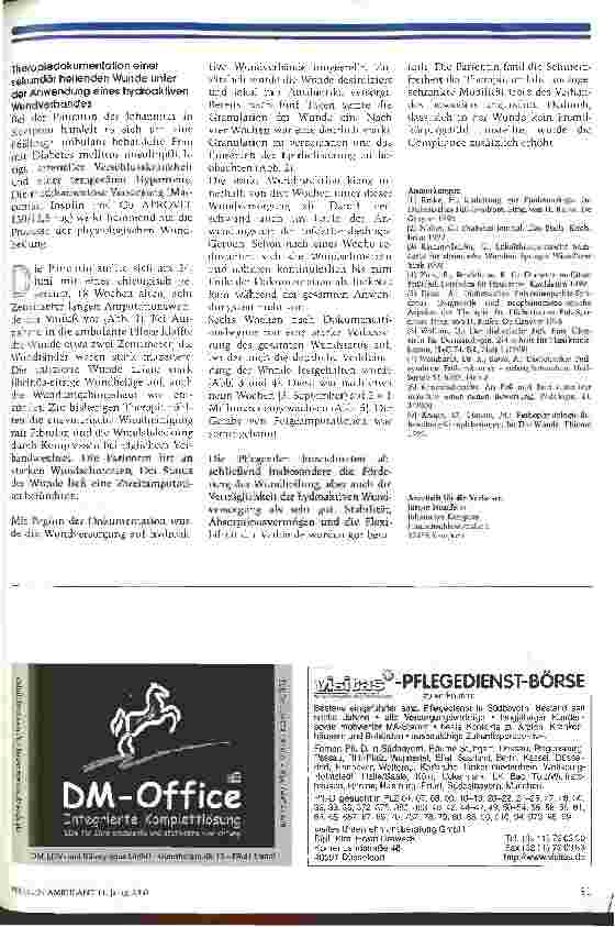 Vorschauseite 3: Das Diabetische Fußsyndrom Hydroaktive Wundversorgung
