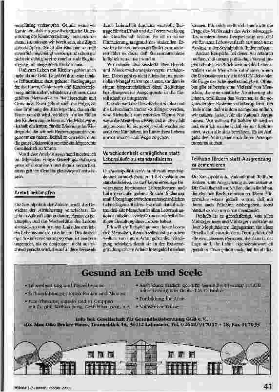 Vorschauseite 4: Was heißt soziale Gerechtigkeit heute?