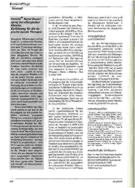 Vorschauseite 3: Allergische Rhinitis
