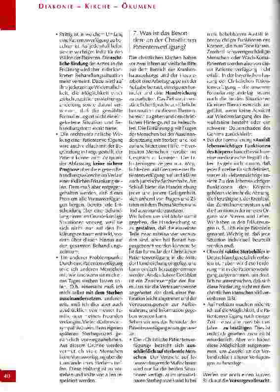 Vorschauseite 5: Christliche Patientenverfügung