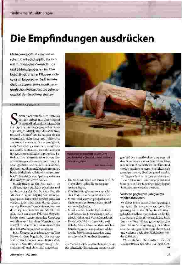 Vorschauseite 1: Die Empfindungen ausdrücken