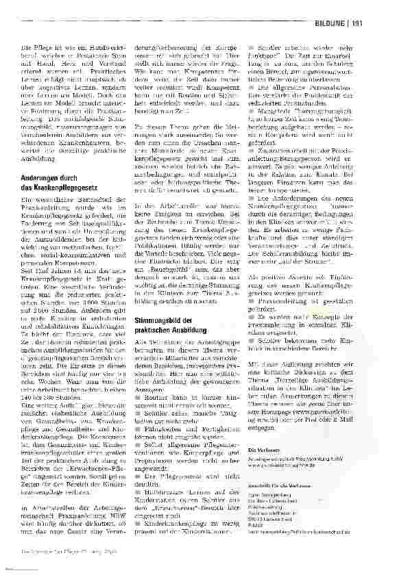 Vorschauseite 2: Praktische Schülerausbildung bleibt „auf der Strecke