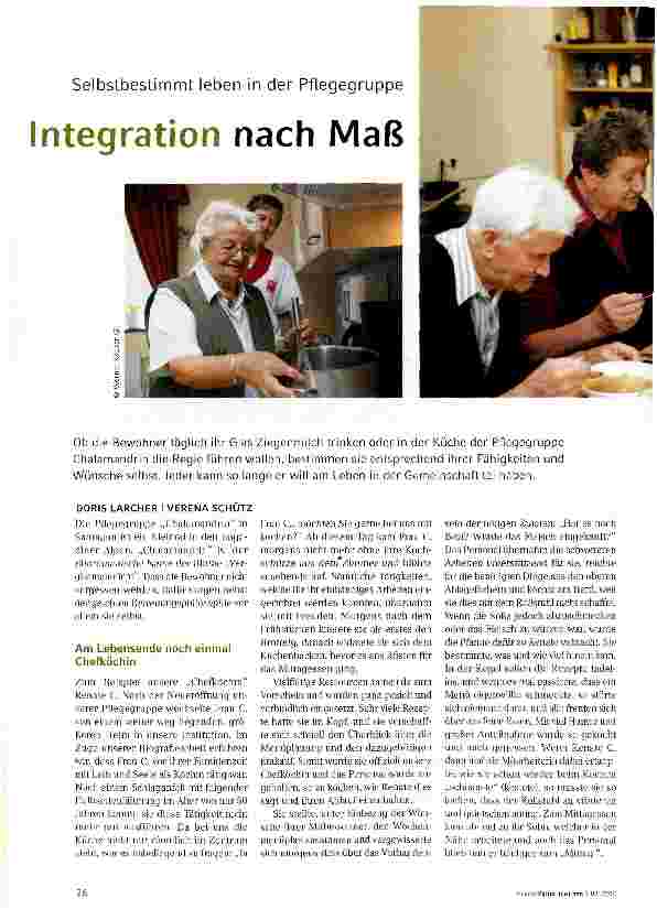 Vorschauseite 1: Integration nach Maß