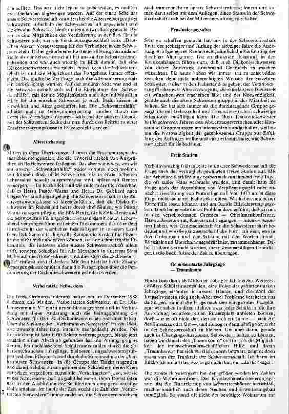 Vorschauseite 3: Zwei Jahrzehnte schwesternschaftlicher Lebensgestaltung