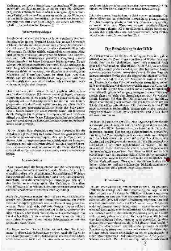 Vorschauseite 4: Zwei Jahrzehnte schwesternschaftlicher Lebensgestaltung