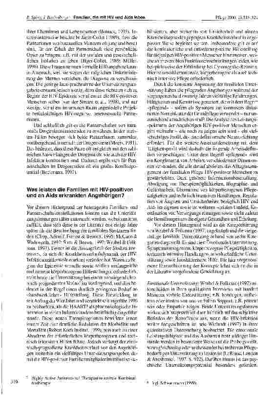 Vorschauseite 5: Familien, die mit HIV und AIDS leben - Eine Literaturübersicht